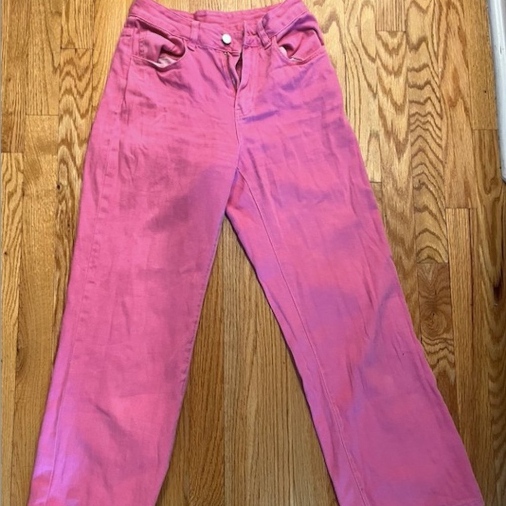 SHEIN Pink Jeans
